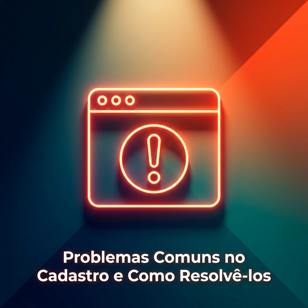 Tabela com problemas comuns no cadastro e soluções como SMS, e-mail, login e conta bloqueada